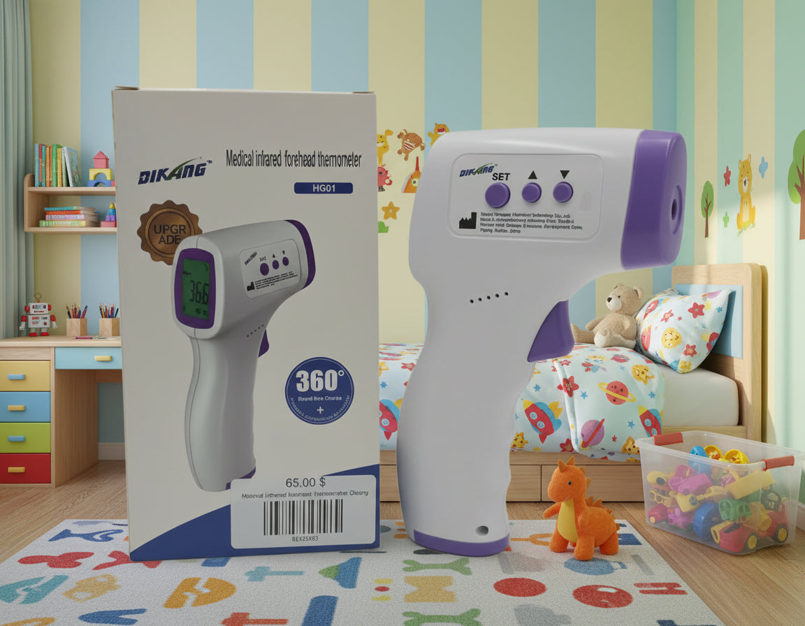 Medical infrared forehead thermometer Dikang