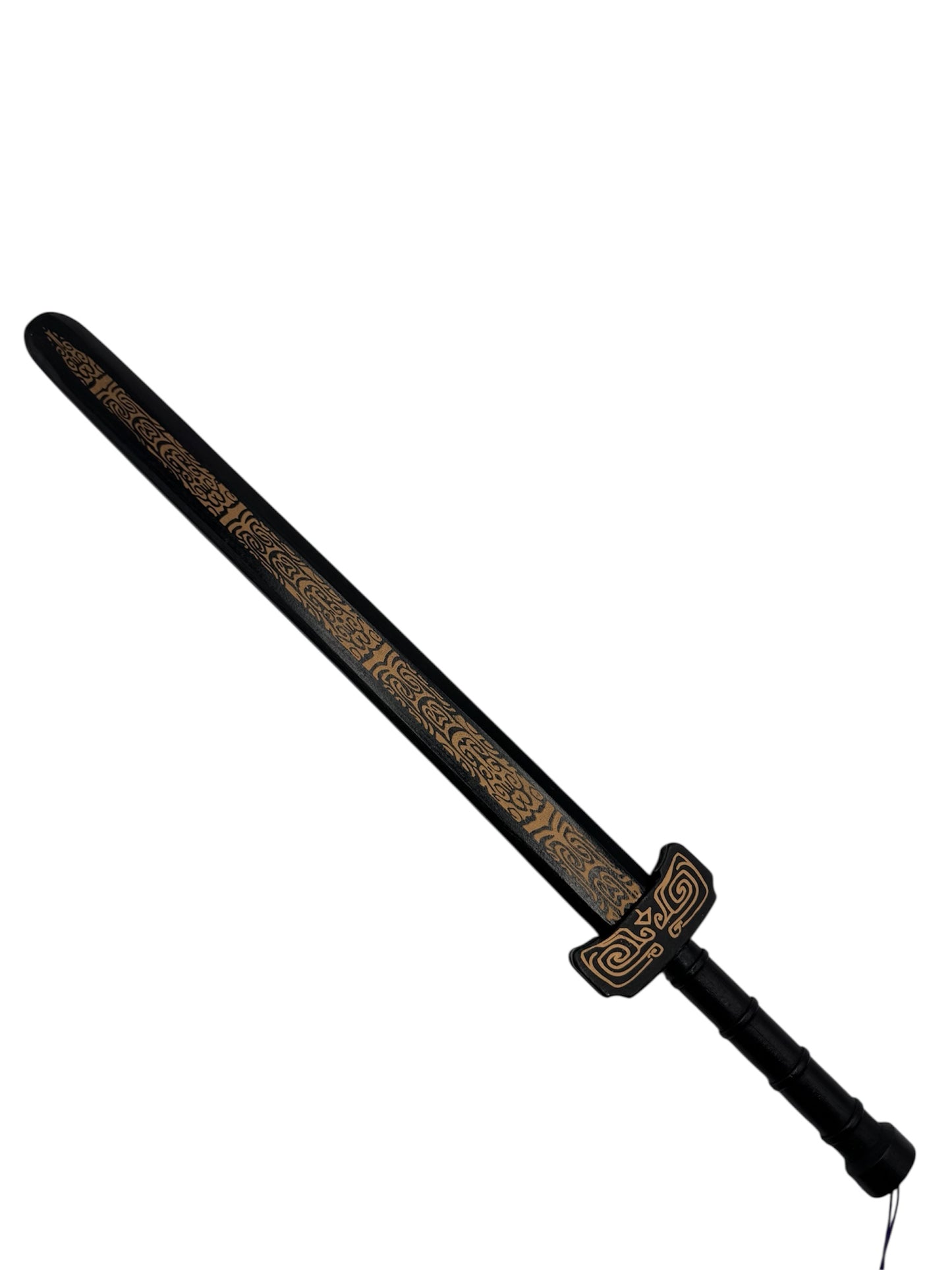 BLACK GOLD WOODEN SWORD