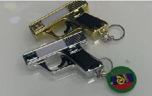 Laser Pistol Keychain