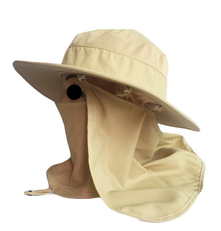 Wide Brim Hat with Veil